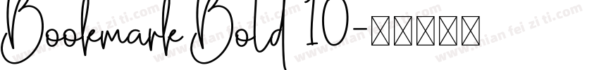 Bookmark Bold 10字体转换